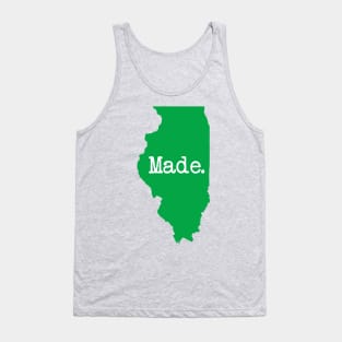 Illinois Made IL Green Tank Top